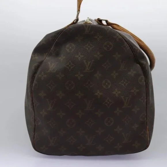 LOUIS VUITTON Monogram Keepall 55 Boston Bag M41424 LV Auth 117006